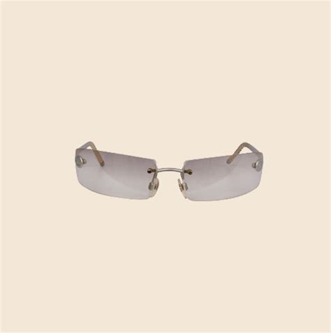 chanel sunglasses rimless|chanel sunglasses with clear sides.